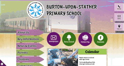 Desktop Screenshot of burtonstatherprimary.com